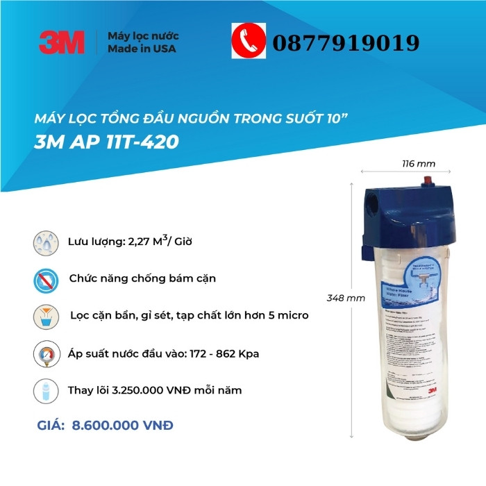 lợi ích của lọc thô 3map11t-420